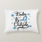 Coussins Décoratifs bébé son froid dehors (Devant)