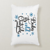 Coussins Décoratifs bébé son froid dehors (Devant(Vertical))