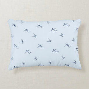 Coussins Décoratifs Bébés : hirondelles/bleues (AP.SW.B.) -