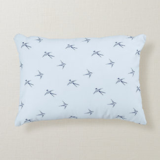 Coussins Décoratifs Bébés : hirondelles/bleues (AP.SW.B.) -