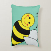 Coussins Décoratifs Bee Bumble Personnalisée (Dos(Vertical))