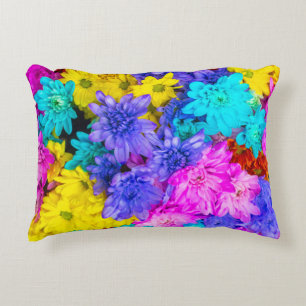 Coussins Décoratifs Belle bande de fleurs colorées