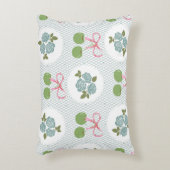 Coussins Décoratifs Belle dentelle magnifique arrière - plan bleu vert (Devant(Vertical))