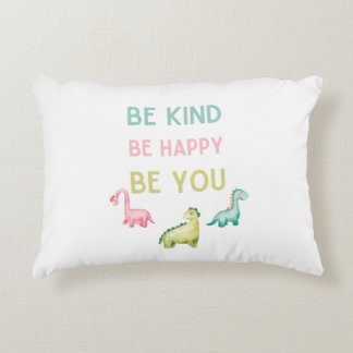 Coussins Décoratifs Belle Design Art Dinosaur être gentil soyez heureu