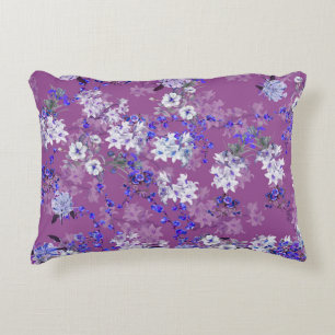 Coussins Décoratifs Belle huile Peint Fleurs et Branches Minuscule Fl