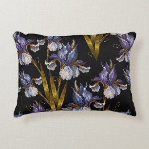 Coussins Décoratifs Belle iris printanière broderie sans soudure