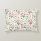 Coussins Décoratifs Belle rose partout rose Nom (Devant)