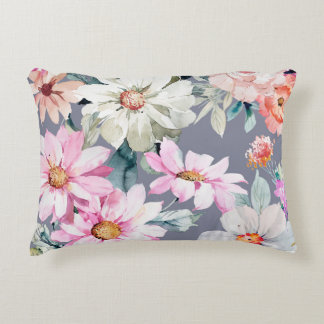 Coussins Décoratifs Belles fleurs et feuille peint art, fleur, abs