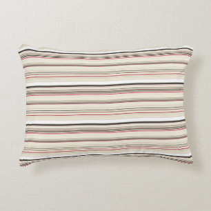 Coussins Décoratifs Belles rayures rouges blanches vintages