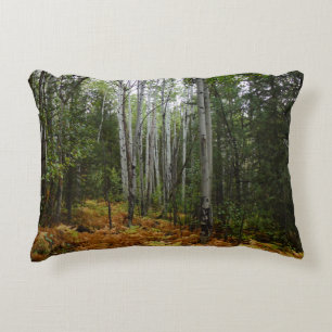 Coussins Décoratifs Birch Trees blancs et fougères d'automne à Rocky M