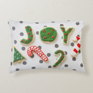 Coussins Décoratifs Biscuits de Noël de joie