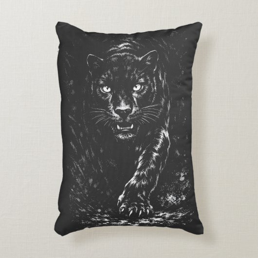 Coussins Décoratifs Black Panther — par BurnsInHell (Devant(Vertical))
