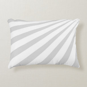 Coussins Décoratifs Blancs/gris coussin, rayons de lumière, zèbre