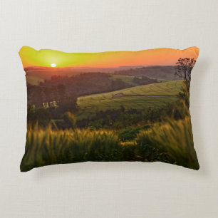 Coussins Décoratifs Blé d'agriculture de coucher du soleil