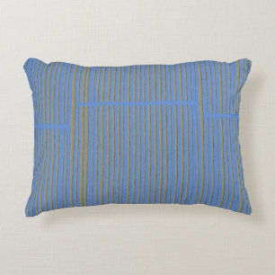 Coussins Décoratifs Bleu clair Vert Cool mignon Moderne Abstrait uniqu