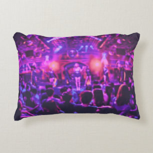 Coussins Décoratifs Bleu de club party dans le style pastel sur les
