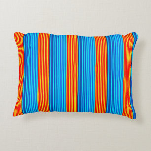 Coussins Décoratifs Bleu et orange