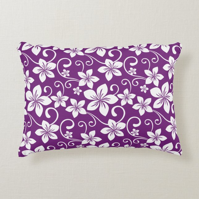 COUSSINS DÉCORATIFS BLEU HAWAII (PLUM) (Devant)