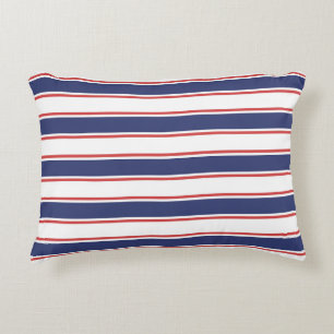 Coussins Décoratifs Bleu marine et rouge