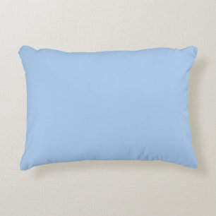 Coussins Décoratifs Bleu Pâle de la Barbe à Papa Couleur Uni
