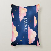 Coussins Décoratifs Bleu rose mou Nuages Motif Mat de bain (Devant(Vertical))