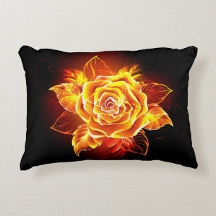 Coussins Décoratifs Blooming Fire Rose