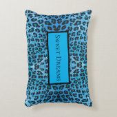 Coussins Décoratifs Blue Leopard Faux Sparkle Sweet Dreams Modern Chic (Devant(Vertical))