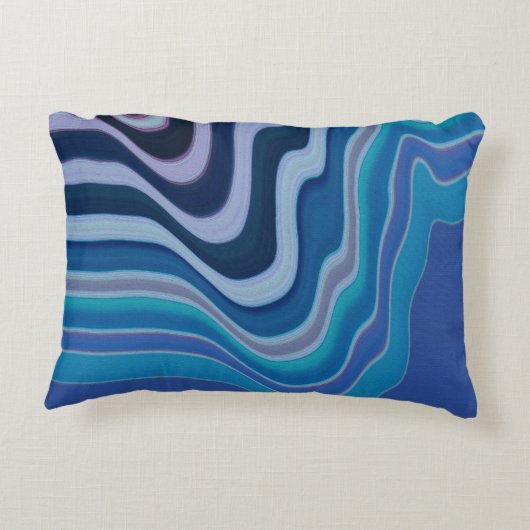 Coussins Décoratifs Blue Wave (Dos)