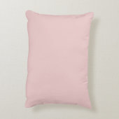 Coussins Décoratifs Blush Pink Grey Modern Script Girly Monogram (Dos(Vertical))