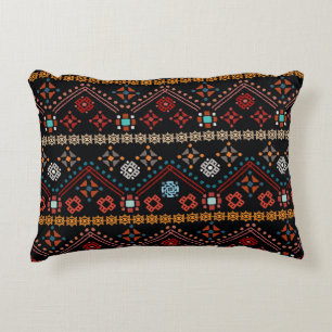 Coussins Décoratifs Boho Ethnique : Tribal Coloré Sans Couleur.