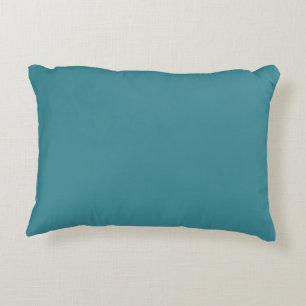 Coussins Décoratifs Bold Aqua Solid Color Pairs