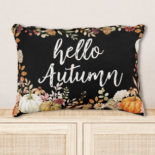 Coussins Décoratifs Bonjour Automne Aquarelle Récolte Citrouille Botan