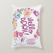 Coussins Décoratifs Bonjour avril (Devant(Vertical))