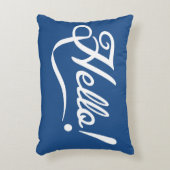 Coussins Décoratifs Bonjour bleu classique (Devant(Vertical))