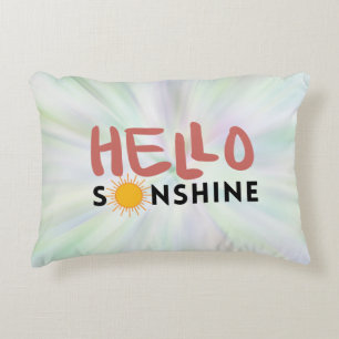 Coussins Décoratifs Bonjour Sonshine, Sun Rays, Vues d'été