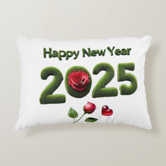 Coussins Décoratifs Bonne année 2025 (Devant)
