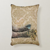 Coussins Décoratifs Bottes de cowboy de pays occidental de fleur (Devant(Vertical))