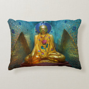 Coussins Décoratifs Bouddha dans une alcôve ornée