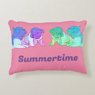 Coussins Décoratifs Bouledogue français Comic Neon Bouledogue Français