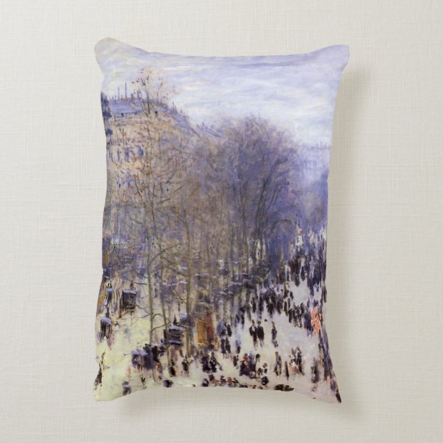 Coussins Décoratifs Boulevard des Capucines par Claude Monet, Art nouv (Dos(Vertical))