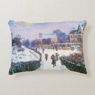 Coussins Décoratifs Boulevard Saint Denis Argenteuil par Claude Monet
