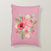 Coussins Décoratifs Bouquet of Painted Pink Roses (Dos(Vertical))