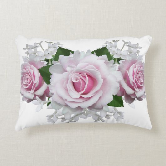Coussins Décoratifs Bouquet rose (Devant)