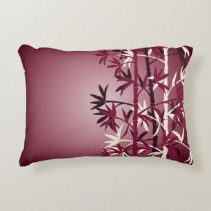 Coussins Décoratifs Bourgogne en bambou en ivoire