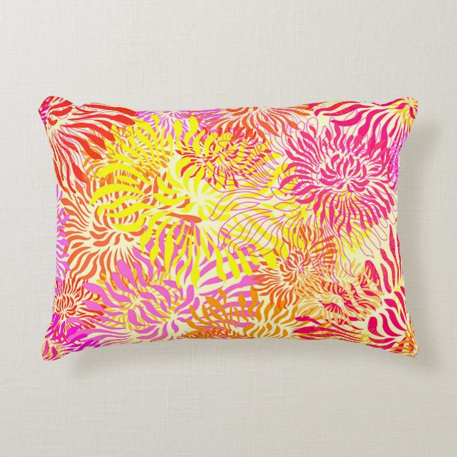 Coussins Décoratifs Bright Spring Flower Print (Devant)