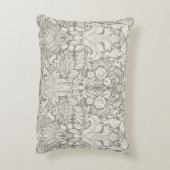 Coussins Décoratifs brocade en dentelle blanche élégante (Dos(Vertical))