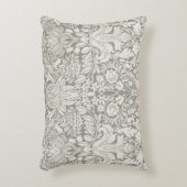 Coussins Décoratifs brocade en dentelle blanche élégante (Devant(Vertical))