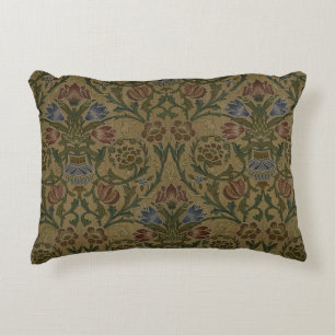 Coussins Décoratifs Brocard de William Morris à motif floral vintage