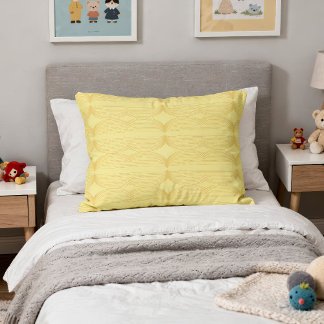 Coussins Décoratifs Brutalist Waves : Happy Yellow & Crème de Banane
