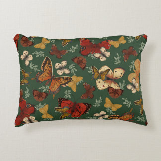 Coussins Décoratifs Butterfly Garden Motif vert frais